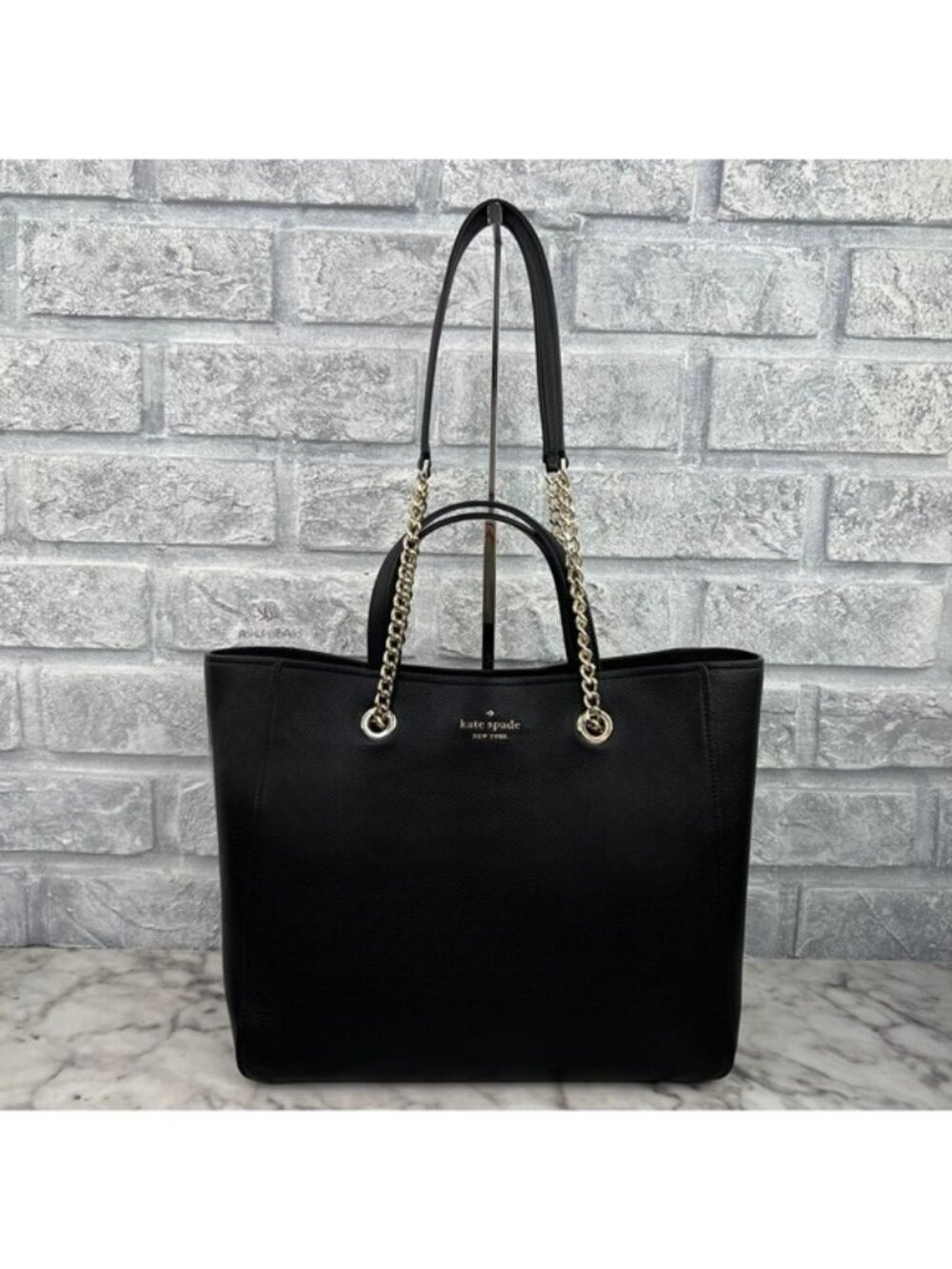 Kate Spade Infinite Large Triple Compartment Tote In Black